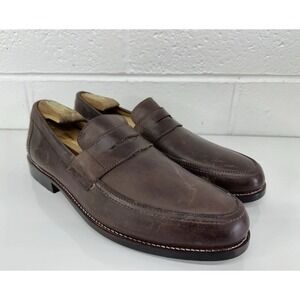 Adelante Shoe Co "The Luca" - Handmade Men's Leather Penny Loafer Shoe Sz 11.5 C